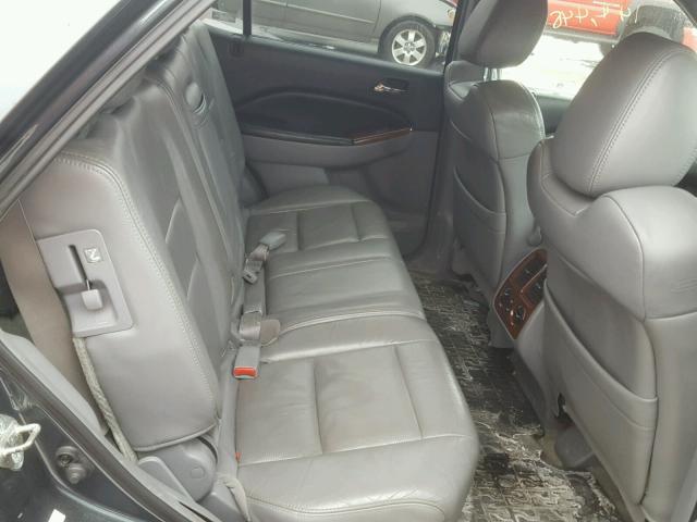 2HNYD18296H541047 - 2006 ACURA MDX BLUE photo 6