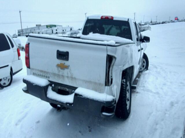 1GCRCPEH2EZ341179 - 2014 CHEVROLET SILVERADO WHITE photo 4