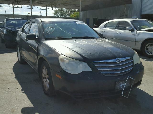 1C3LC46K48N185595 - 2008 CHRYSLER SEBRING LX BLACK photo 1