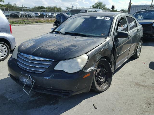 1C3LC46K48N185595 - 2008 CHRYSLER SEBRING LX BLACK photo 2