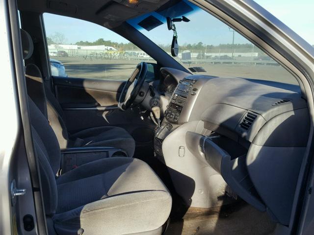 5TDZK23C48S218468 - 2008 TOYOTA SIENNA CE SILVER photo 5