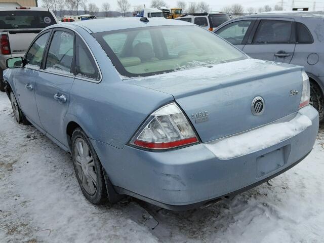 1MEHM42W38G616700 - 2008 MERCURY SABLE PREM BLUE photo 3