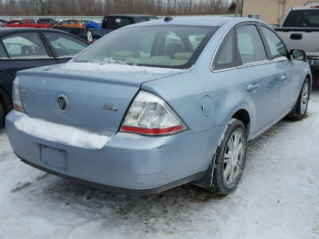 1MEHM42W38G616700 - 2008 MERCURY SABLE PREM BLUE photo 4