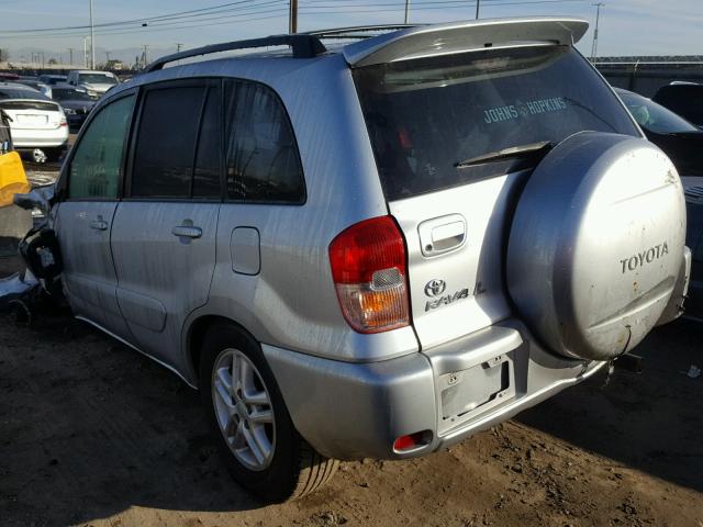 JTEGH20VX30116076 - 2003 TOYOTA RAV4 SILVER photo 3