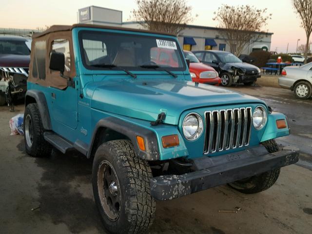 1J4FY29P3VP421797 - 1997 JEEP WRANGLER / GREEN photo 1