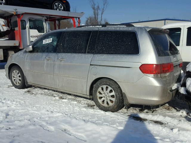 5FNRL38719B035520 - 2009 HONDA ODYSSEY EX SILVER photo 3