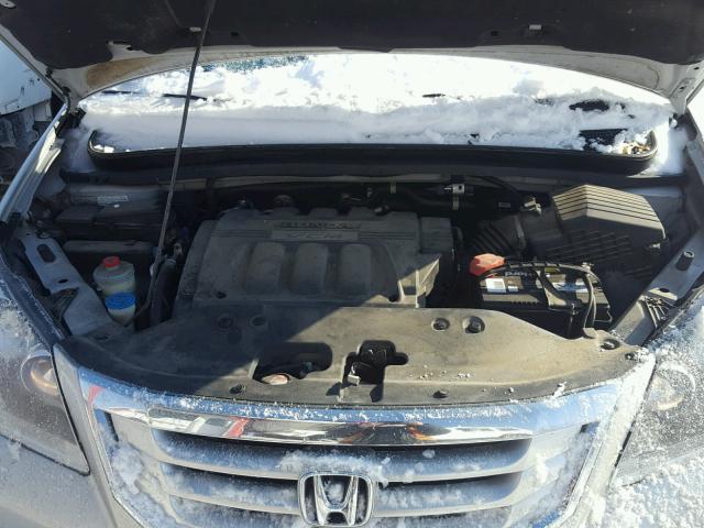 5FNRL38719B035520 - 2009 HONDA ODYSSEY EX SILVER photo 7