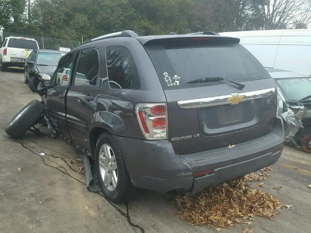 2CNDL13F776014800 - 2007 CHEVROLET EQUINOX LS CHARCOAL photo 3