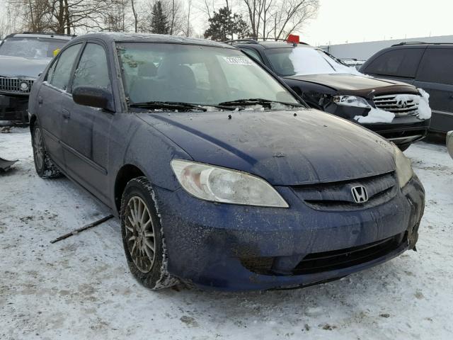 2HGES26735H564892 - 2005 HONDA CIVIC EX 蓝色 照片 1