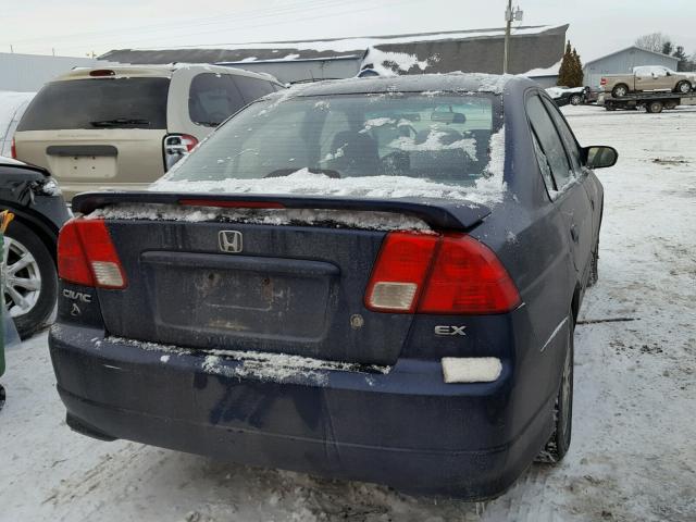 2HGES26735H564892 - 2005 HONDA CIVIC EX 蓝色 照片 4