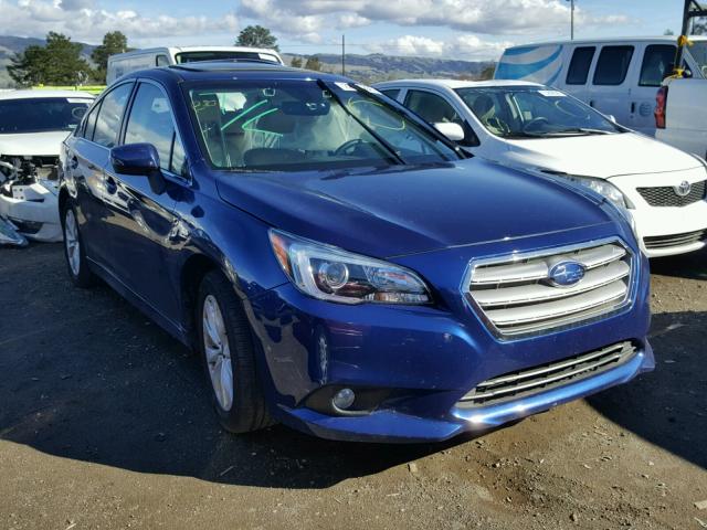 4S3BNAH60H3047967 - 2017 SUBARU LEGACY 2.5 BLUE photo 1