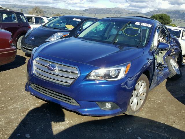 4S3BNAH60H3047967 - 2017 SUBARU LEGACY 2.5 BLUE photo 2