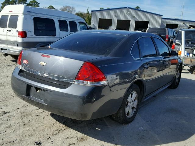 2G1WB5EN8A1207644 - 2010 CHEVROLET IMPALA LT GRAY photo 4