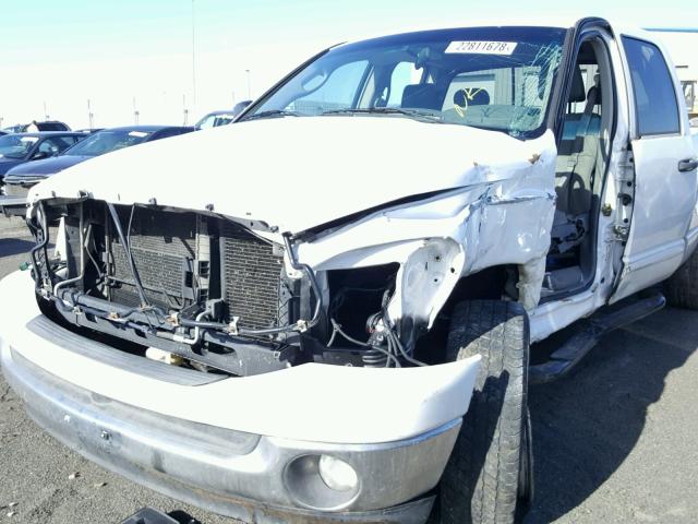 1D7HA18N26S710204 - 2006 DODGE RAM 1500 S WHITE photo 9