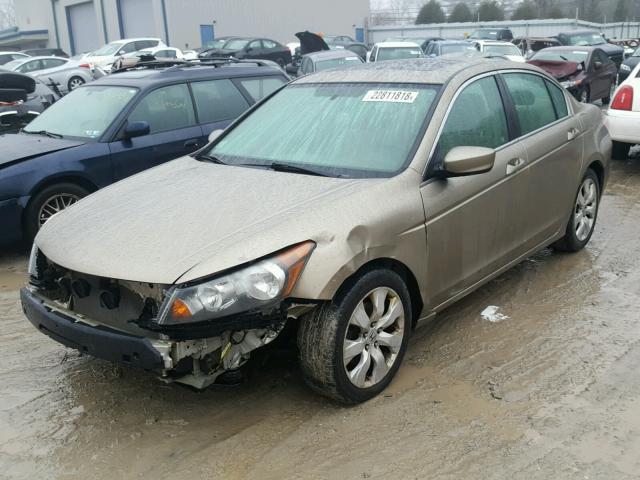 1HGCP26799A137732 - 2009 HONDA ACCORD EX BROWN photo 2