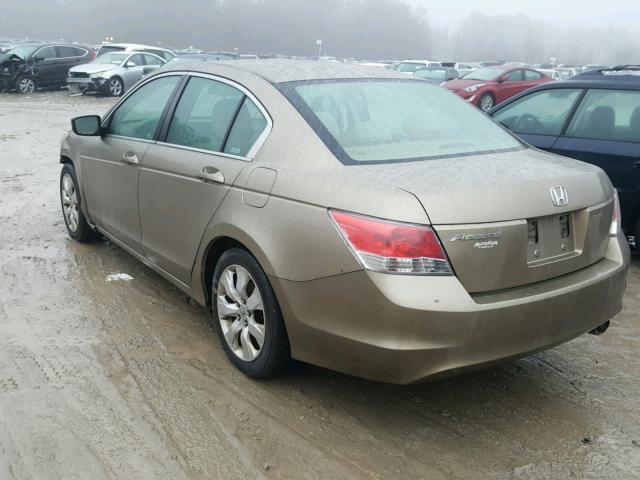 1HGCP26799A137732 - 2009 HONDA ACCORD EX BROWN photo 3