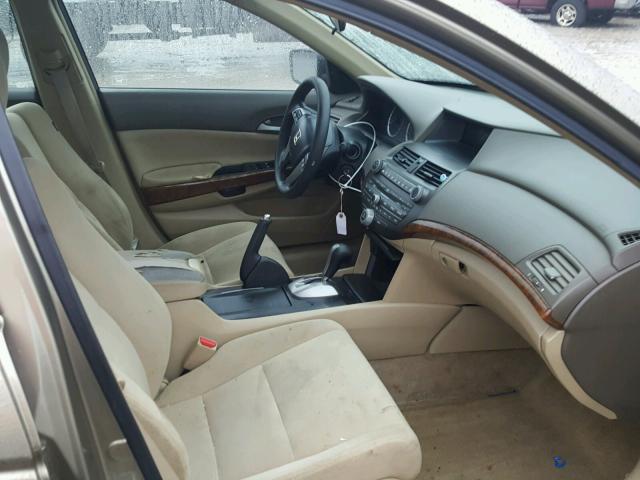 1HGCP26799A137732 - 2009 HONDA ACCORD EX BROWN photo 5