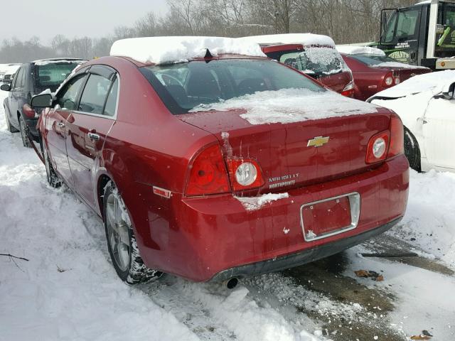 1G1ZC5E05CF222225 - 2012 CHEVROLET MALIBU 1LT BURGUNDY photo 3