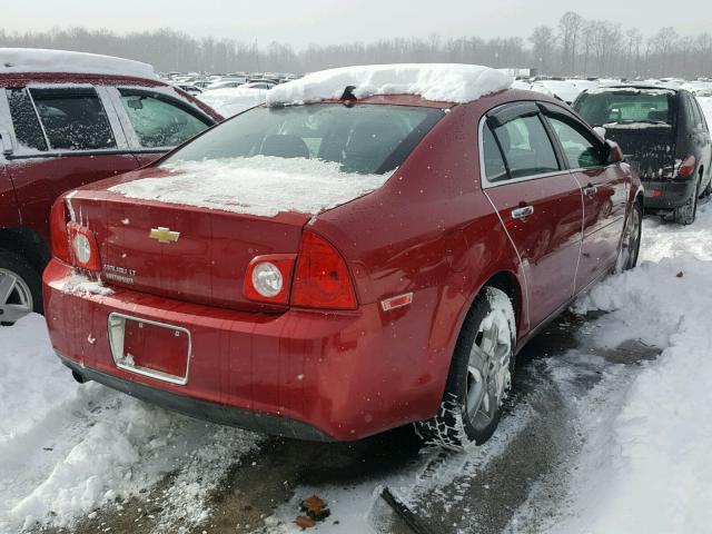 1G1ZC5E05CF222225 - 2012 CHEVROLET MALIBU 1LT BURGUNDY photo 4