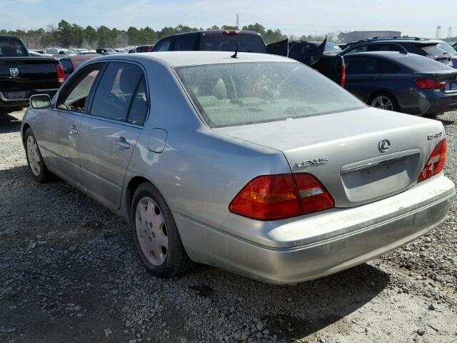 JTHBN30F030108086 - 2003 LEXUS LS 430 SILVER photo 3