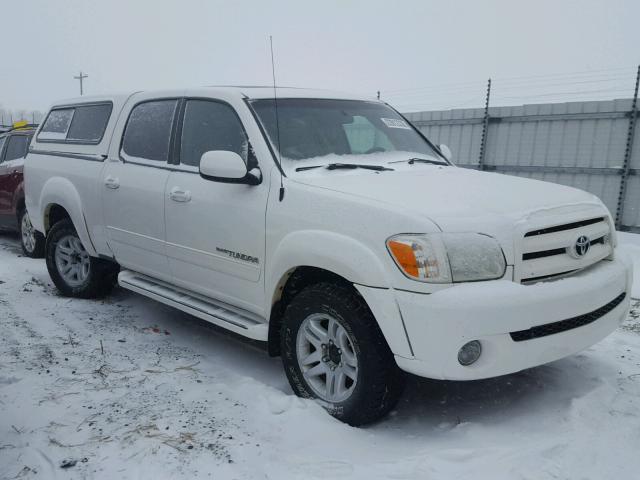 5TBDT48166S506122 - 2006 TOYOTA TUNDRA DOU WHITE photo 1