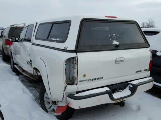 5TBDT48166S506122 - 2006 TOYOTA TUNDRA DOU WHITE photo 3