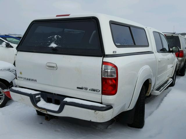 5TBDT48166S506122 - 2006 TOYOTA TUNDRA DOU WHITE photo 4