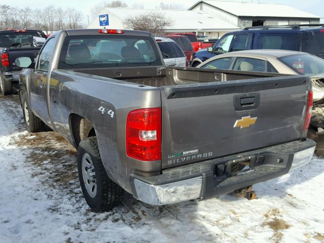 1GCNKPEA9CZ183988 - 2012 CHEVROLET SILVERADO GRAY photo 3