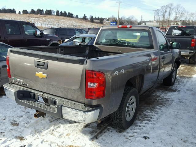 1GCNKPEA9CZ183988 - 2012 CHEVROLET SILVERADO GRAY photo 4