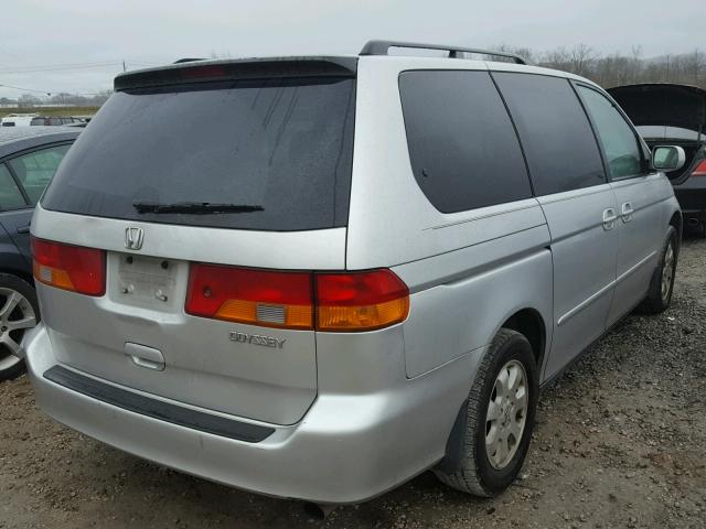 5FNRL18824B105807 - 2004 HONDA ODYSSEY EX SILVER photo 4