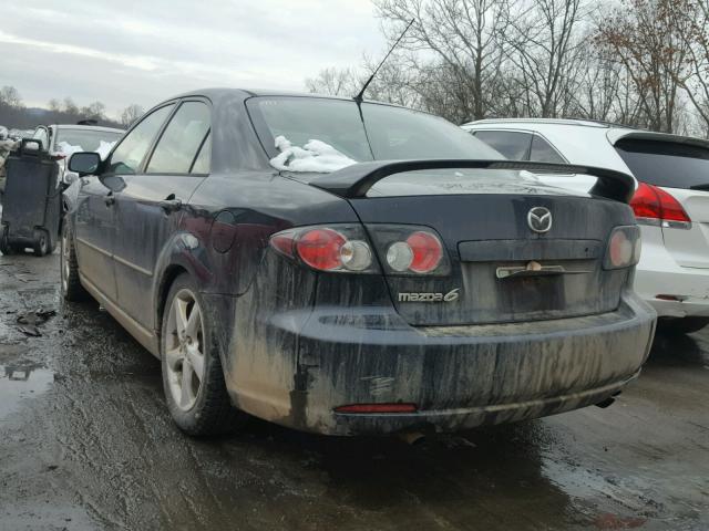 1YVHP80C575M44716 - 2007 MAZDA 6 I BLACK photo 3