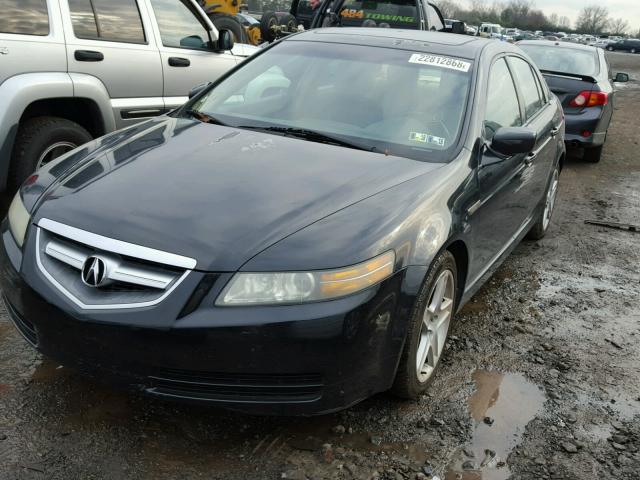 19UUA66254A005741 - 2004 ACURA TL BLACK photo 2