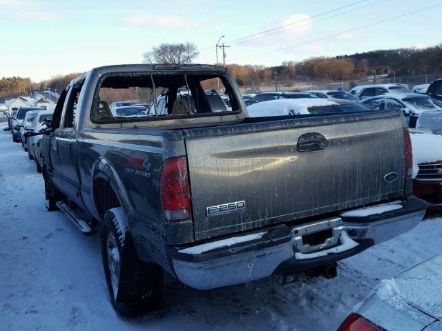 1FTNW21P13EB62612 - 2003 FORD F250 SUPER GRAY photo 3