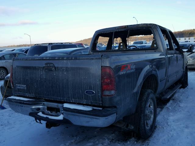 1FTNW21P13EB62612 - 2003 FORD F250 SUPER GRAY photo 4