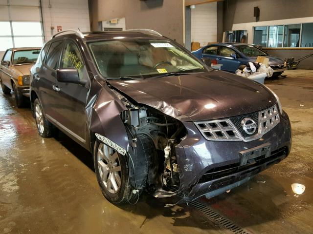 JN8AS5MV8BW312556 - 2011 NISSAN ROGUE S BLACK photo 1