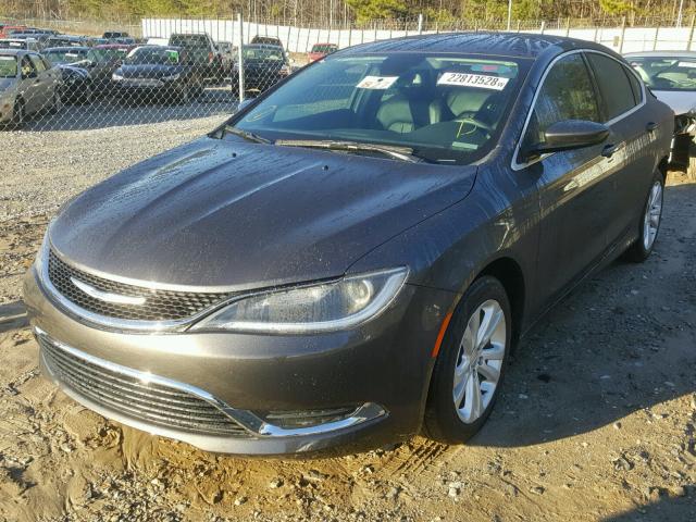 1C3CCCAB2HN501920 - 2017 CHRYSLER 200 LIMITE GRAY photo 2