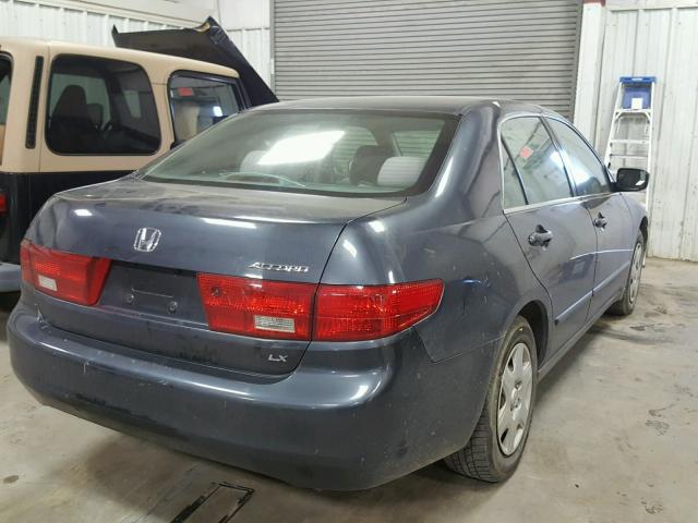 3HGCM56495G712150 - 2005 HONDA ACCORD LX GRAY photo 4