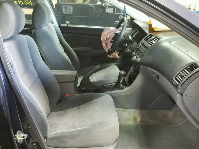 3HGCM56495G712150 - 2005 HONDA ACCORD LX GRAY photo 5