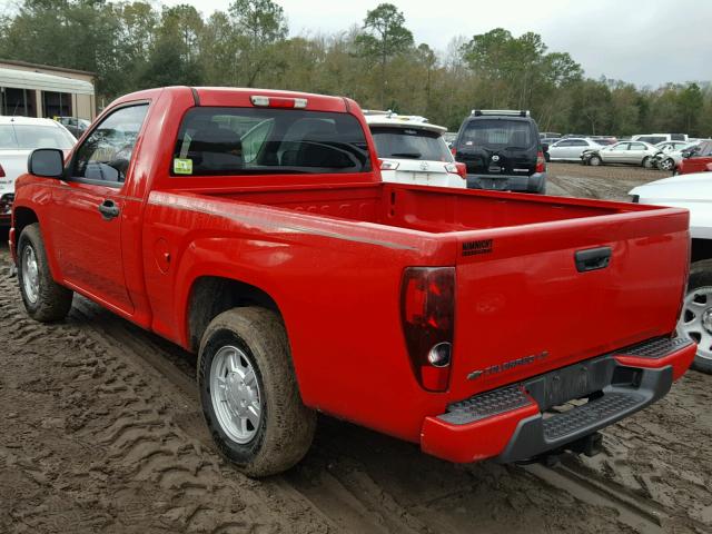 1GCCS149278124286 - 2007 CHEVROLET COLORADO RED photo 3