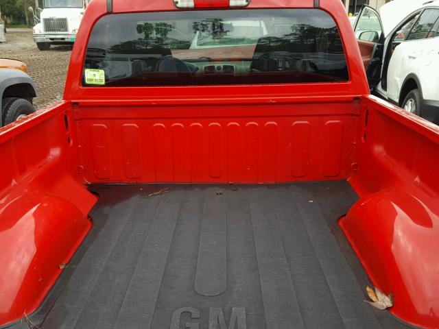 1GCCS149278124286 - 2007 CHEVROLET COLORADO RED photo 6