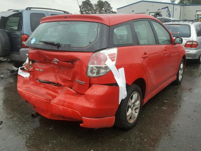 2T1LR30E56C552141 - 2006 TOYOTA COROLLA MA RED photo 4