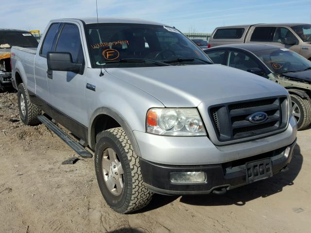 1FTPX14534NB67919 - 2004 FORD F150 SILVER photo 1