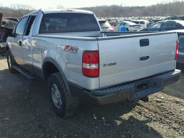 1FTPX14534NB67919 - 2004 FORD F150 SILVER photo 3