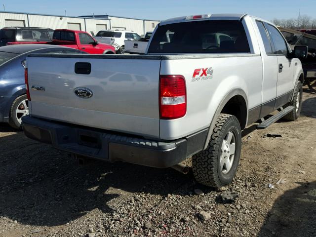 1FTPX14534NB67919 - 2004 FORD F150 SILVER photo 4