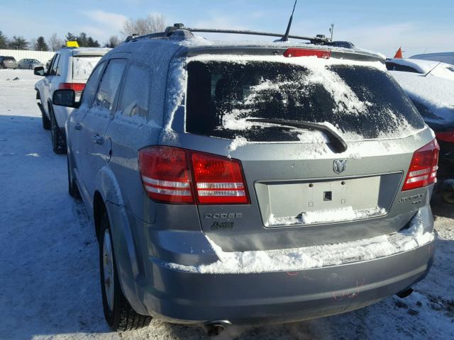 3D4PG5FV2AT103177 - 2010 DODGE JOURNEY SX GRAY photo 3