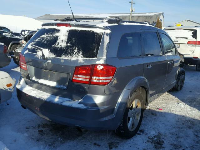 3D4PG5FV2AT103177 - 2010 DODGE JOURNEY SX GRAY photo 4