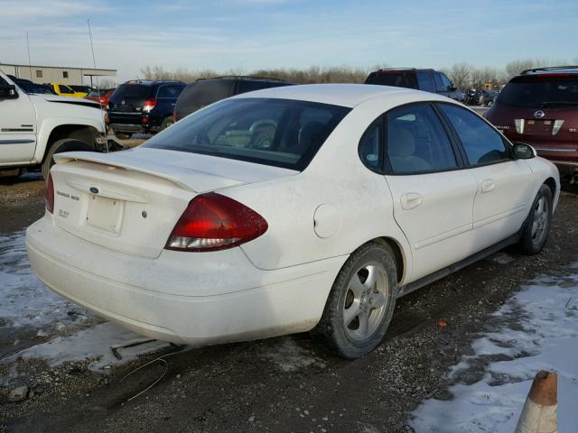 1FAFP55U14G110895 - 2004 FORD TAURUS SES WHITE photo 4