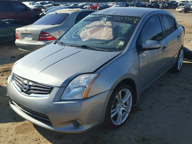 3N1AB6AP0BL669357 - 2011 NISSAN SENTRA 2.0 SILVER photo 2