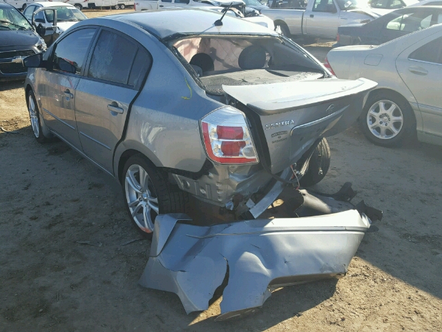 3N1AB6AP0BL669357 - 2011 NISSAN SENTRA 2.0 SILVER photo 3