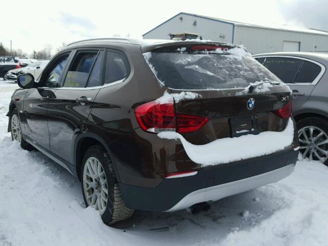 WBAVL1C55CVR81666 - 2012 BMW X1 XDRIVE2 BROWN photo 3